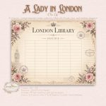 A Lady in London Junk Journal Kit | Vintage Floral Ephemera, Scrapbook Pages (JPG PDF) - Image 7