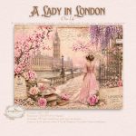 A Lady in London Junk Journal Kit | Vintage Floral Ephemera, Scrapbook Pages (JPG PDF) - Image 3