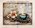 Vintage Coffee House Collection: Junk Journal Papers (Part 1) - Image 3