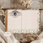 Bloom & Ledger Writing Papers: Antique Journal Ledger, Botanical Ephemera - Image 6