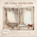 Shabby Lace Junk Journal Pages | Floral Ephemera (Printable PDF) - Image 7