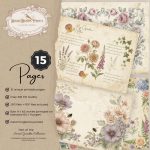 Secret Garden Junk Journal Kit: Vintage Floral Pages, Botanical Ephemera, Garden Fussy Cuts - Image 2