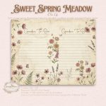 Secret Garden Junk Journal Kit: Vintage Floral Pages, Botanical Ephemera, Garden Fussy Cuts - Image 8