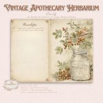 Vintage Apothecary Herb Journal Pages | Botanical Ephemera (JPG & PDF) - Image 5