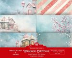 Whimsical Christmas Junk Journal Pages: Winter Cottage Ephemera (Digital Download)