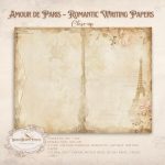 Paris Writing Paper: Vintage Love Letter Backgrounds (Digital Download) - Image 9