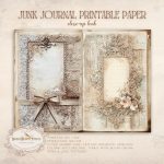 Shabby Lace Junk Journal Pages | Floral Ephemera (Printable PDF) - Image 5