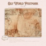 Old World Postmark: Coffee-Stained Background Papers - Image 7