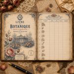 Rose Merchant Ledger Junk Journal Pages | Vintage French Ephemera Kit (Digital Download) - Image 6