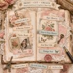 Parisian Rose Archives Word Strips & Sentiments:  200+ Vintage French Printable Labels, Junk Journal Ephemera - Image 5